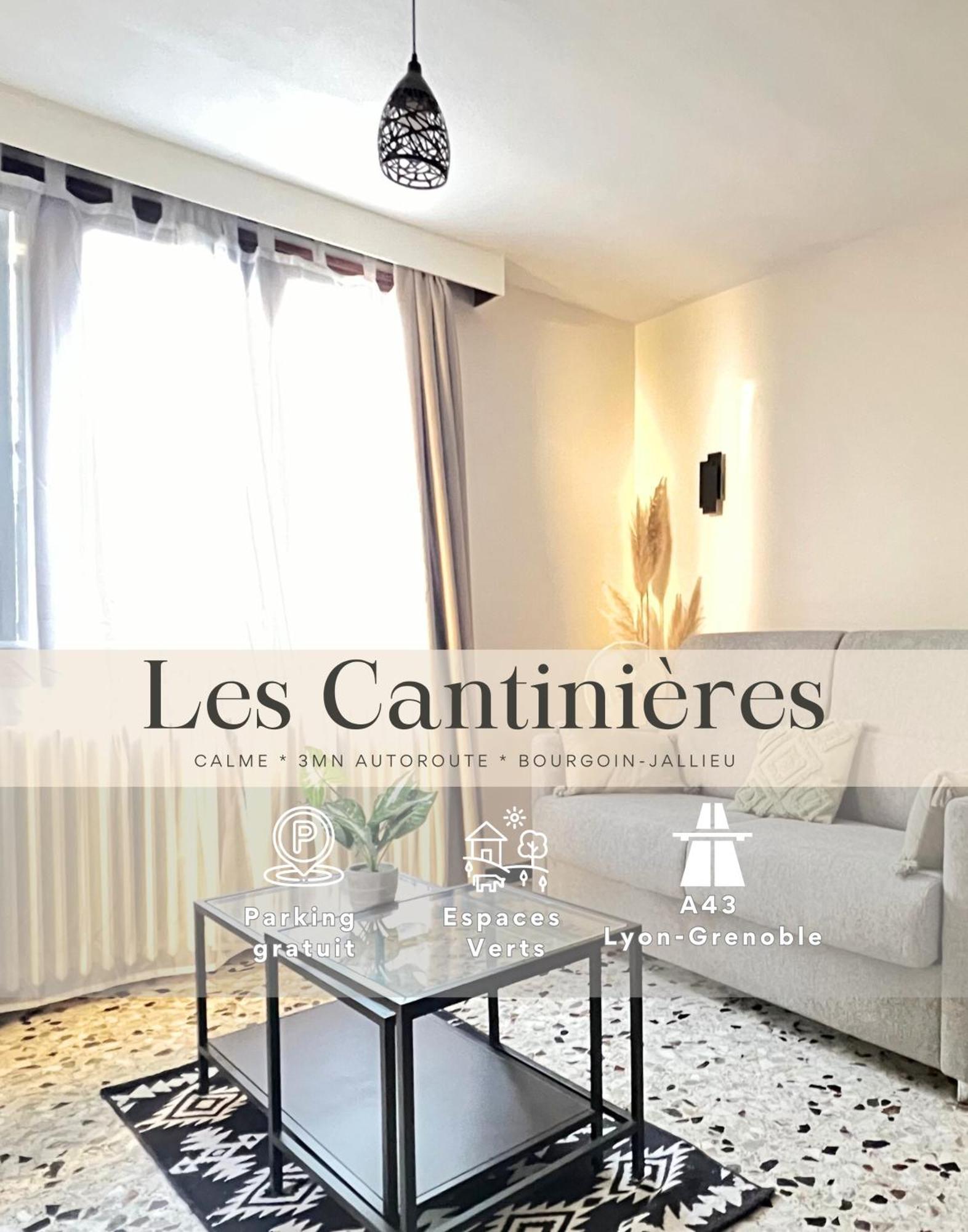 Les Cantinieres - Bourgoin Jallieu - Jardin Prive Ruy-Montceau Екстер'єр фото